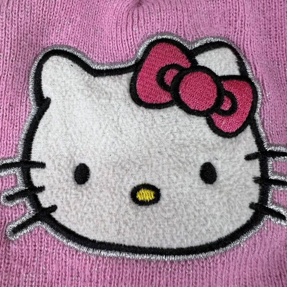Hello Kitty Sanrio 2017 Pink Girls Beanie Hat